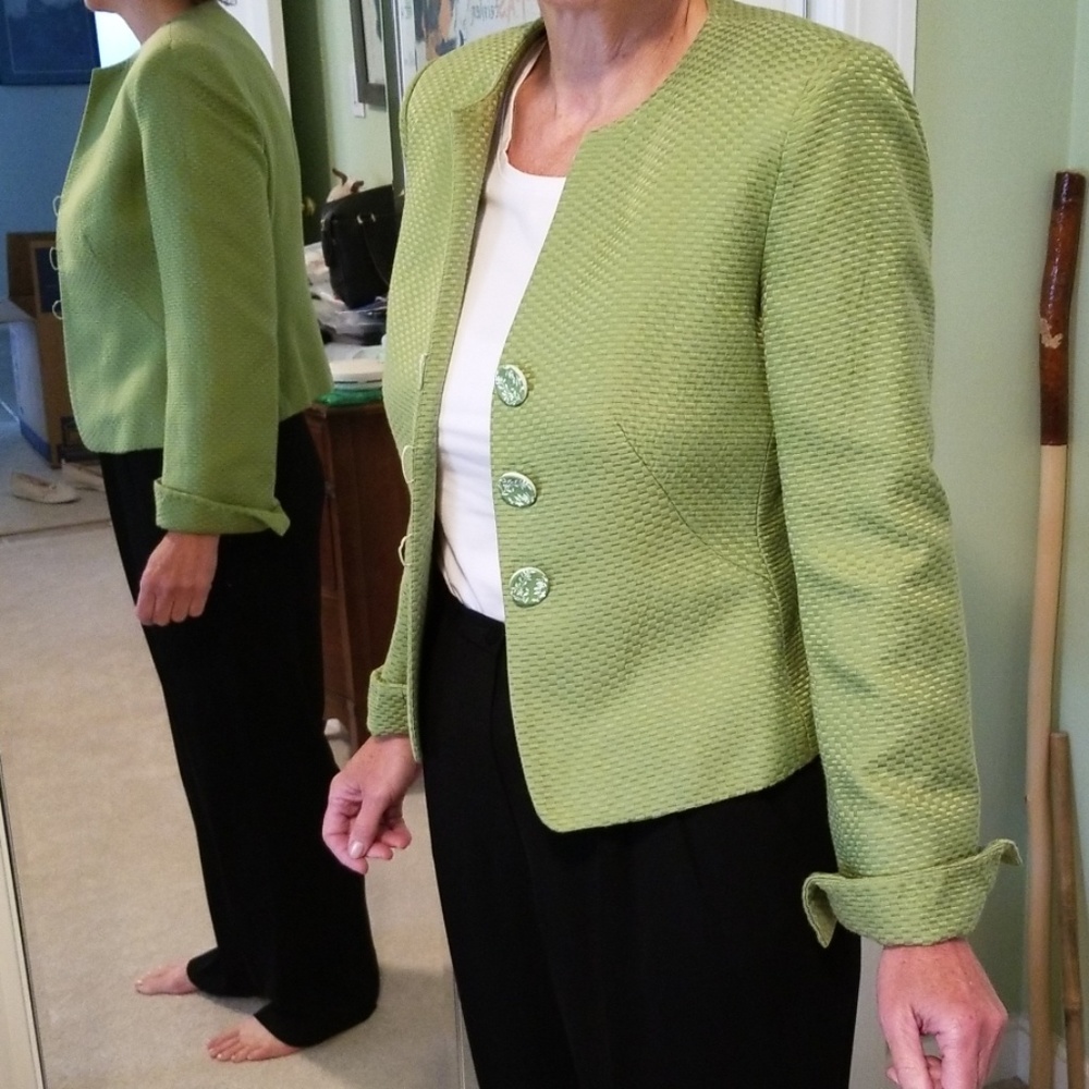 🥳 HP 🎉 Giorgio Armani Collezioni Textured Jacket